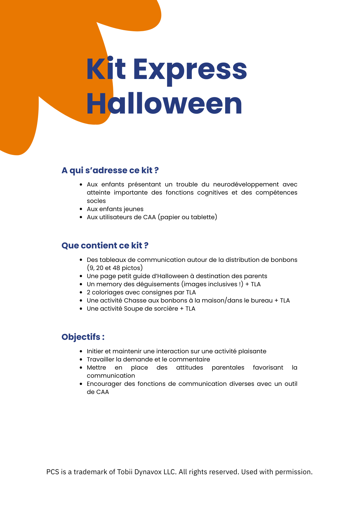Kit Express CAA : Halloween