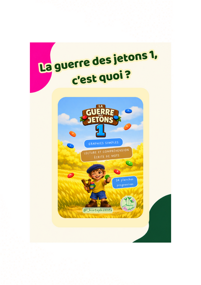 La guerre des jetons 1 - le livret imprimé