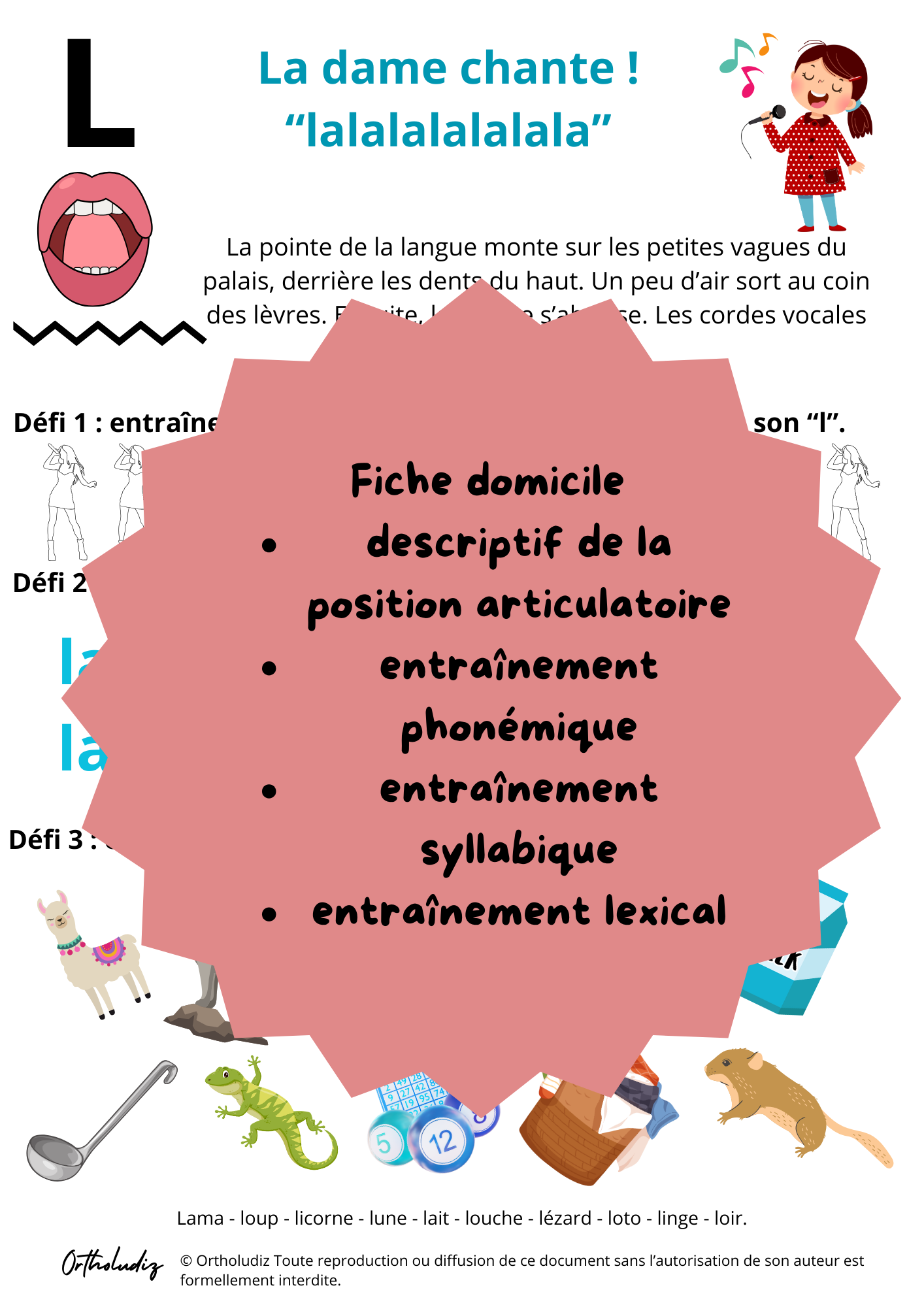 Fiche entrainement à domicile l initial