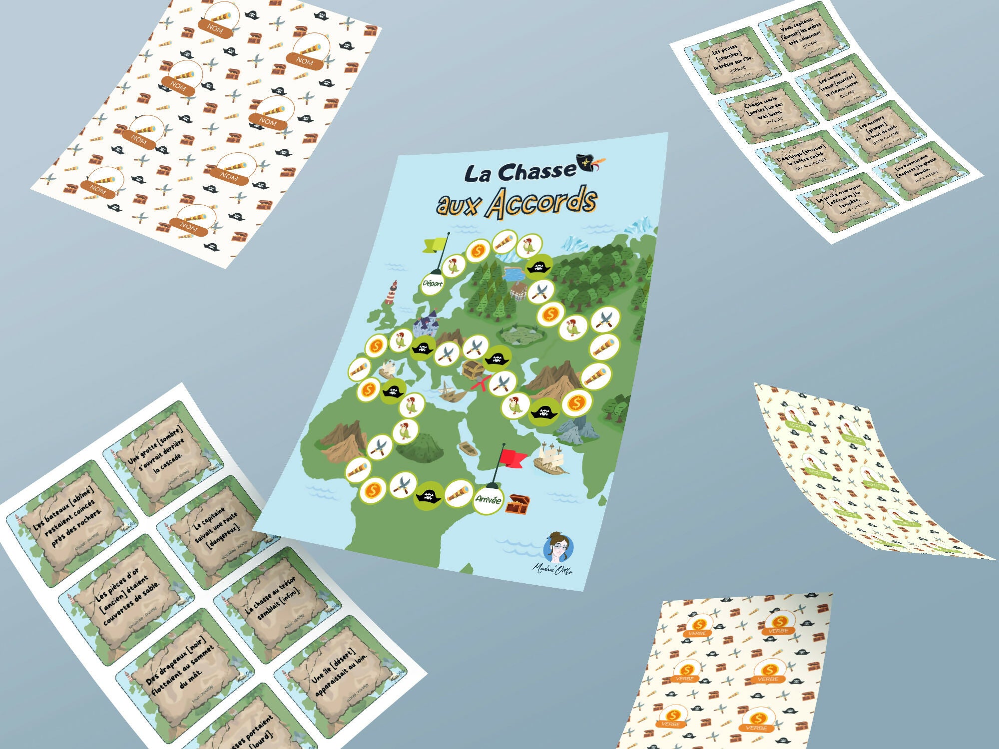 La chasse aux accords - Orthographe grammaticale - Parcours (PDF)