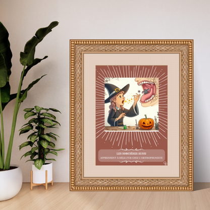 Affiches Orthophonie &amp; Halloween