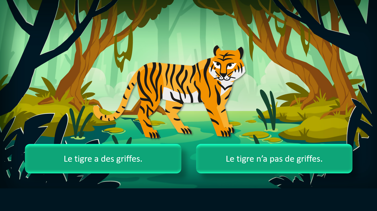 Sur le chemin des phrases - affirmatives et négatives VERSION COMPLETE
