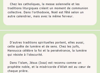 Du texte au Débat - Edition Spécial Noël (religion)