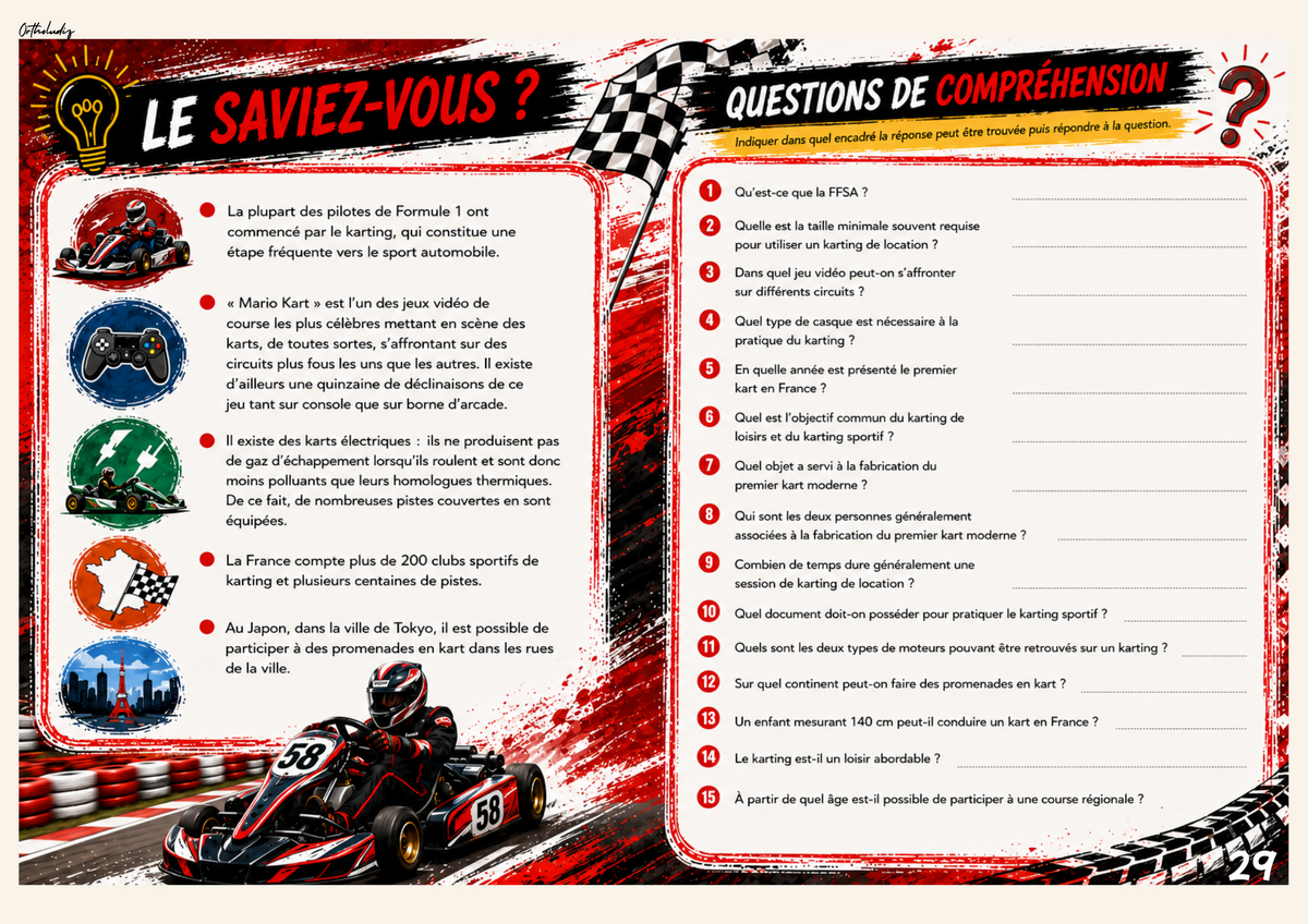 Lecture à sensations