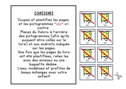 Livre Adapté en CAA, Adjectif "sec"