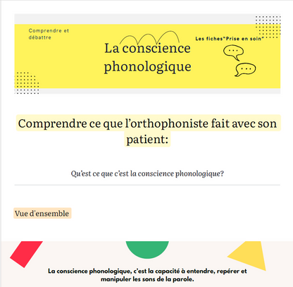 Fiches Parents "Langage Écrit" — Kit de psychoéducation