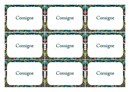 Template de cartes de Noël Canva