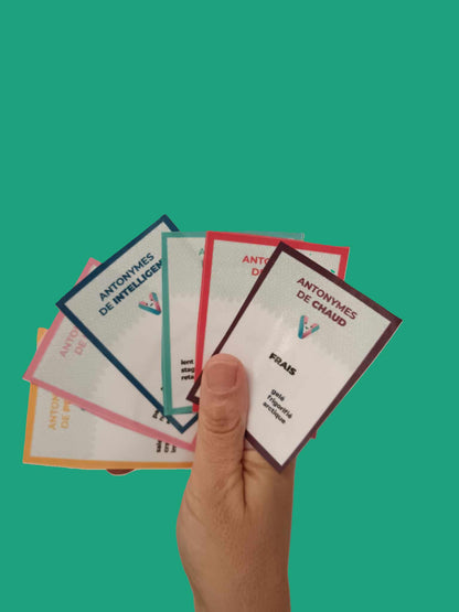 🔄 Jeu de 7 familles – Les antonymes
