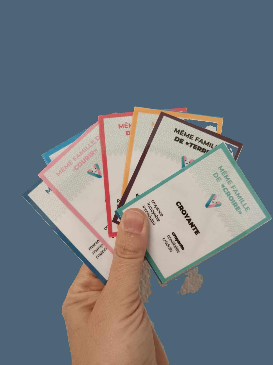 Jeu de 7 familles des mots de la même famille
