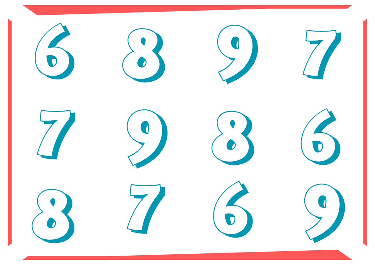 Planches lettres et chiffres pour plateau sensoriel