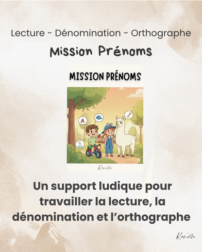 Mission prénoms