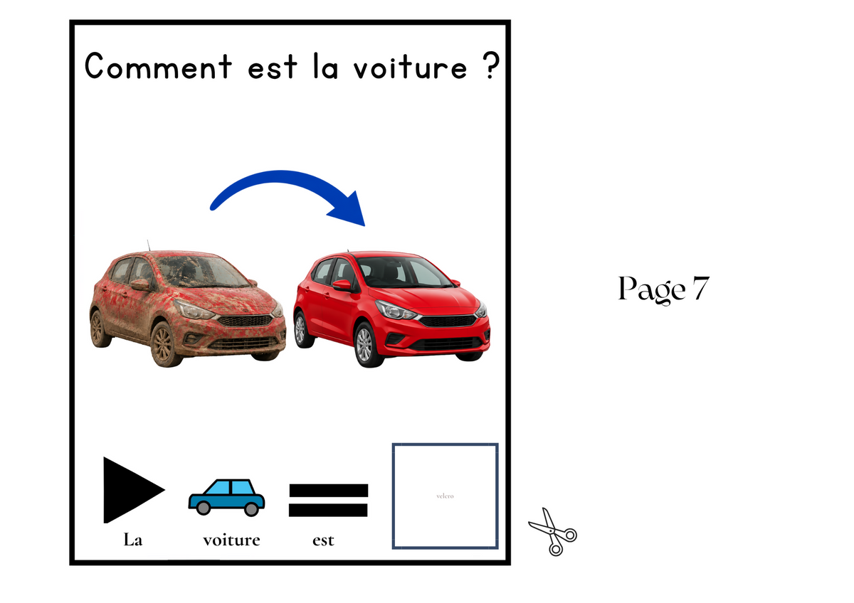 Livre adapté en CAA, Adjectif "Propre"