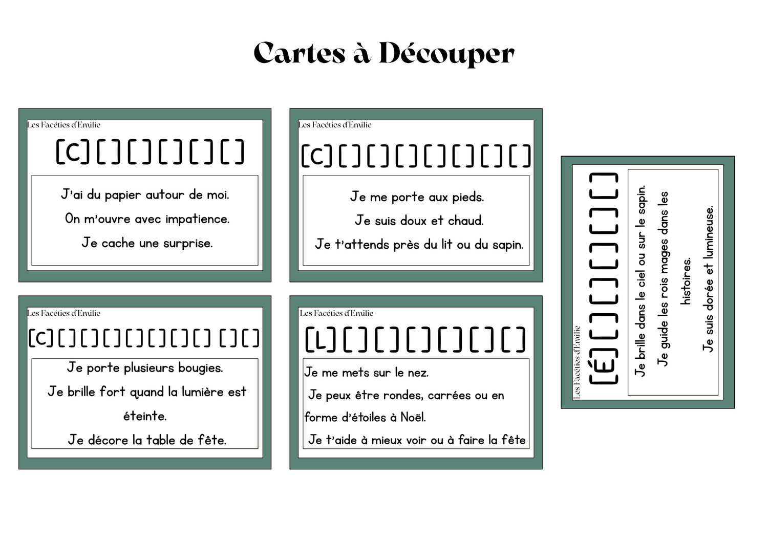 Littératie de Noël, activitées adaptées à la CAA