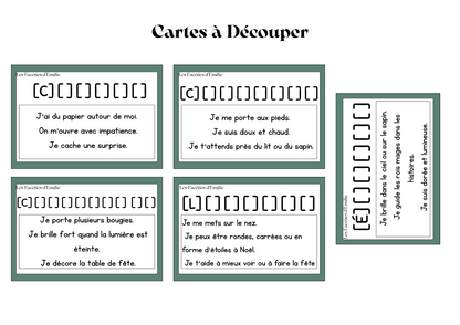 Littératie de Noël, activitées adaptées à la CAA