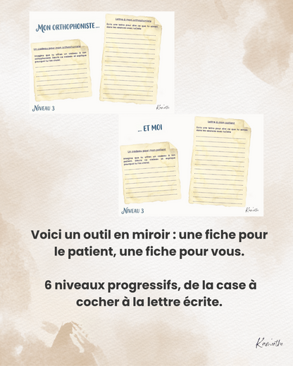 Mon orthophoniste et moi