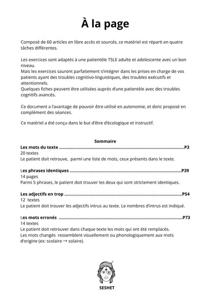 A la page (PDF)