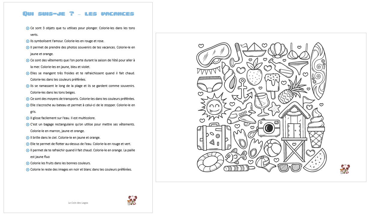 Qui suis-je? - Les Vacances
