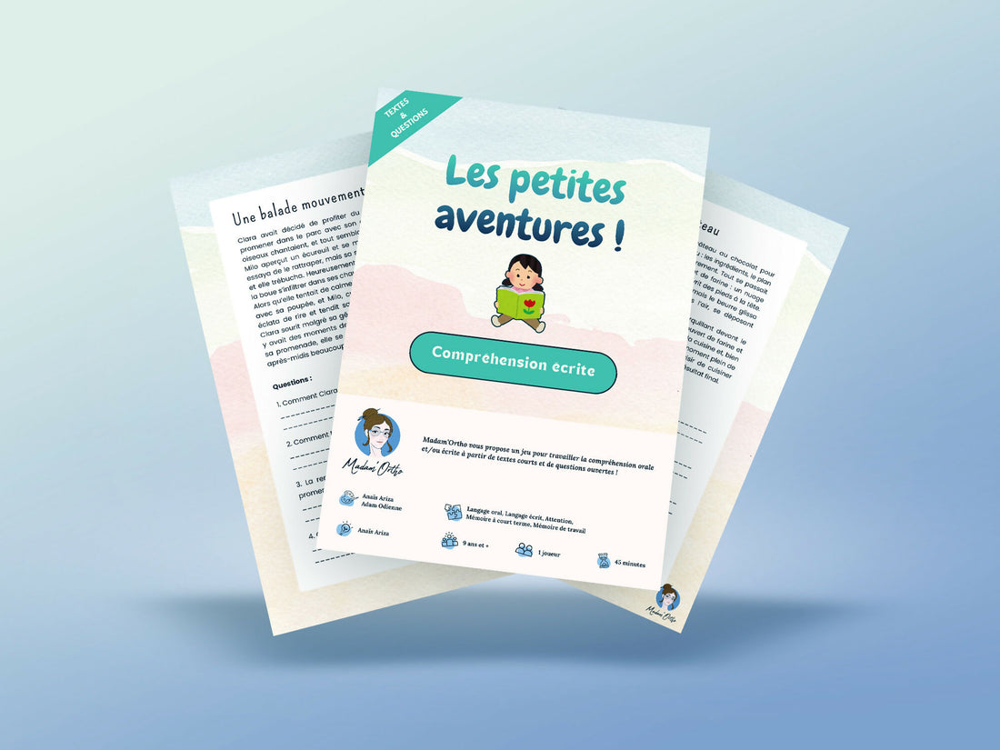 Les petites aventures ! Compréhension écrite - Textes courts et questions (PDF)