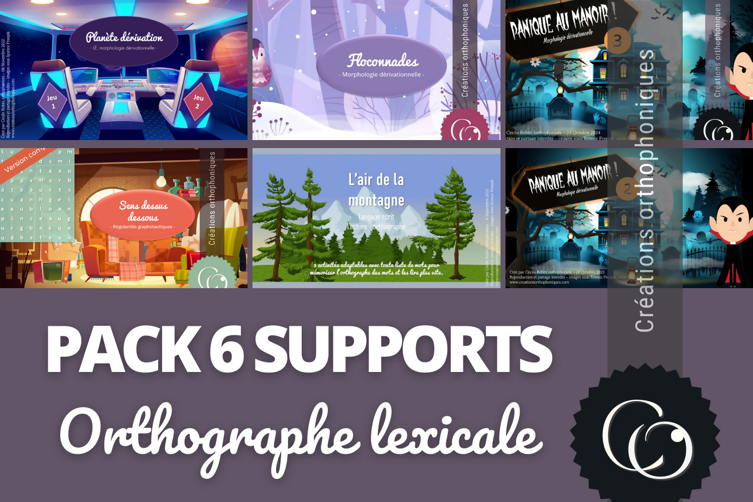 PACK 6 supports pour l&