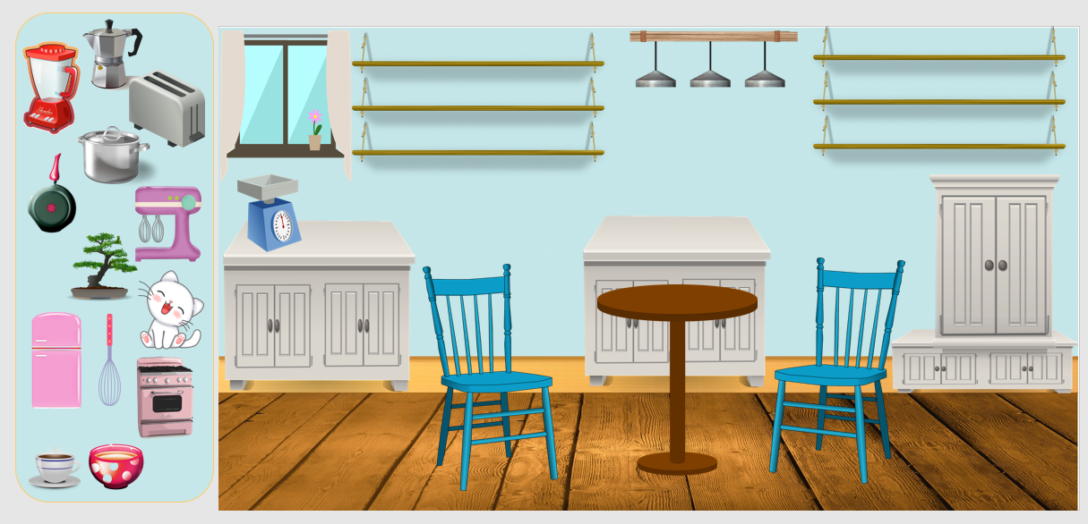 Une maison qui me plaît! (LO- éléments à déplacer)