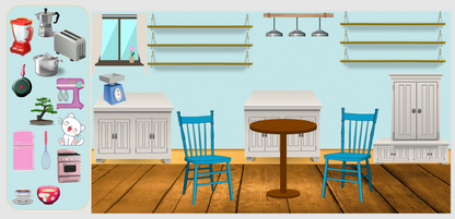 Une maison qui me plaît! (LO- éléments à déplacer)