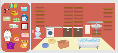 Une maison qui me plaît! (LO- éléments à déplacer)