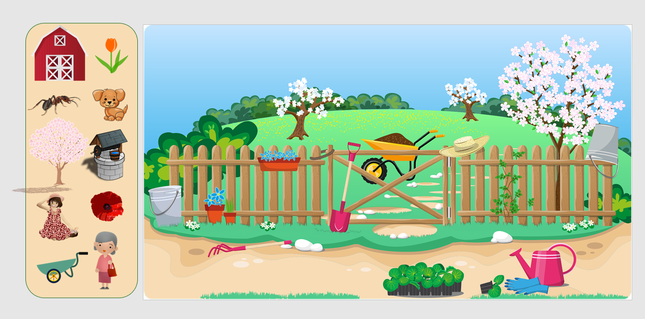 Une maison qui me plaît! (LO- éléments à déplacer)