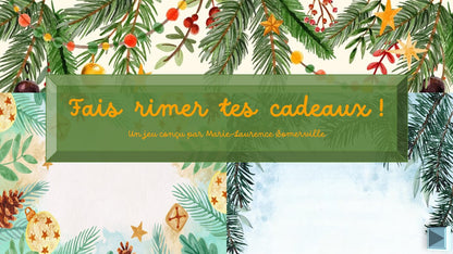 Fais rimer tes cadeaux