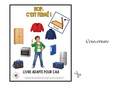 Livre Adapté en CAA, Adjectif "Fermé"