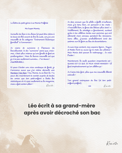 Lettre - J&