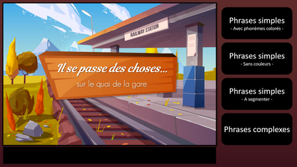 Il se passe des choses sur le quai de la gare