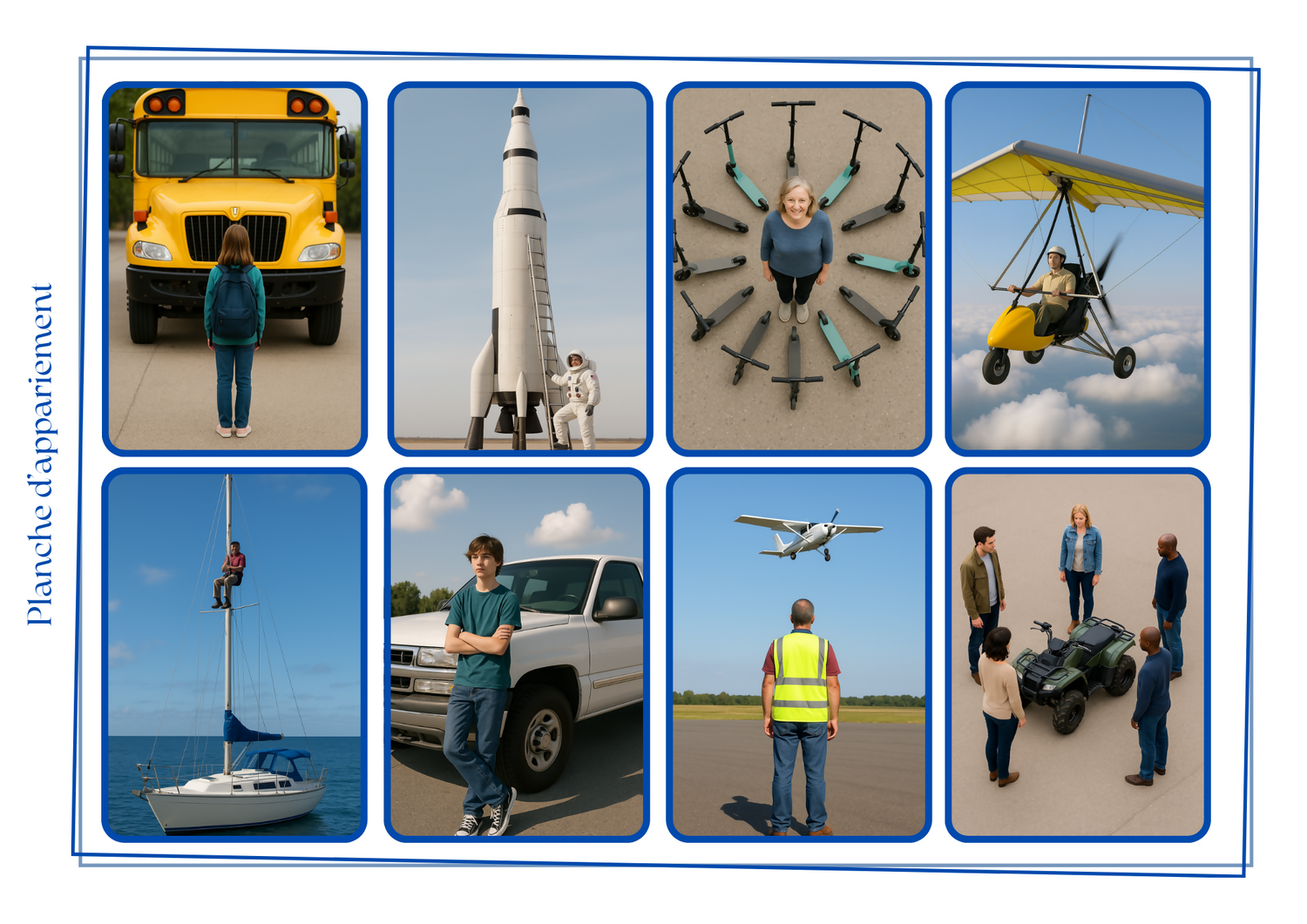 Mémory et Loto des Prépositions Spatiales