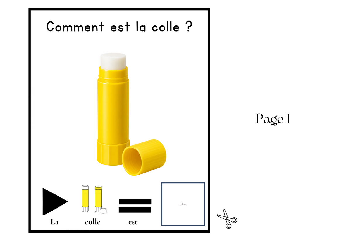 Livre Adapté en CAA, Adjectif "Ouvert"