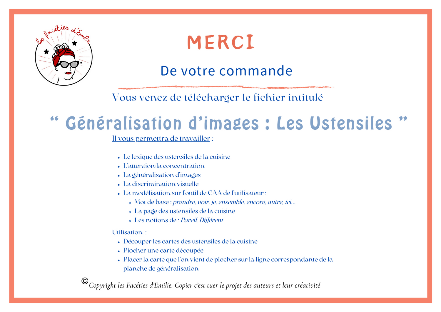 Généralisation d&