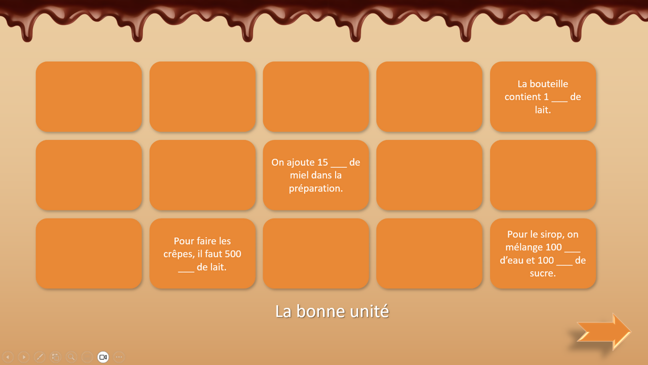 🍫 Course gourmande