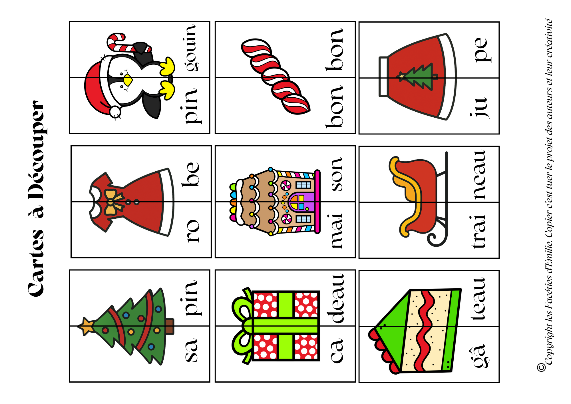 Littératie de Noël, activitées adaptées à la CAA