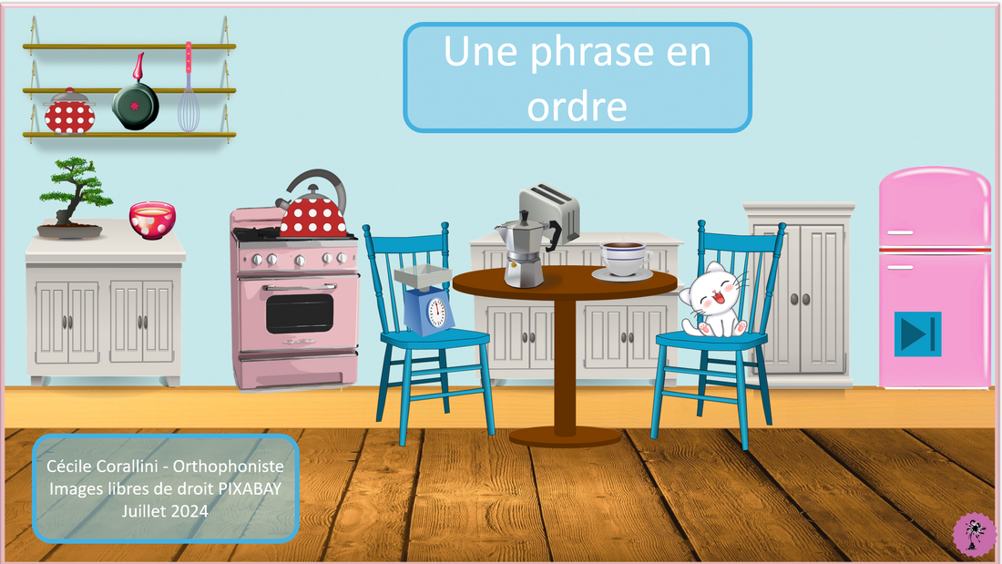1 phrase en ordre