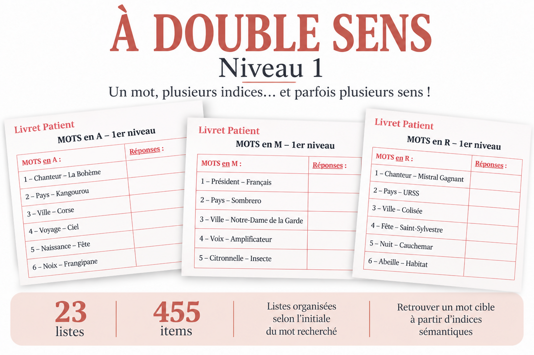 À DOUBLE SENS – Niveau 1