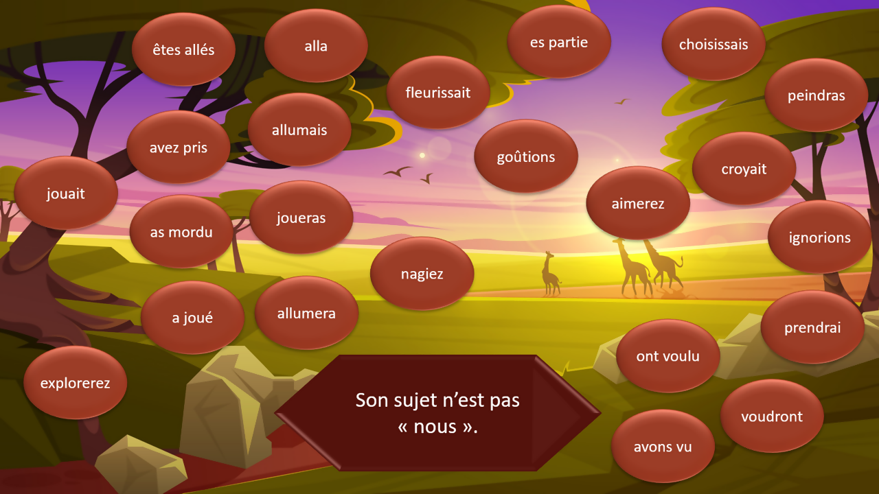 PACK 6 supports Orthographe grammaticale