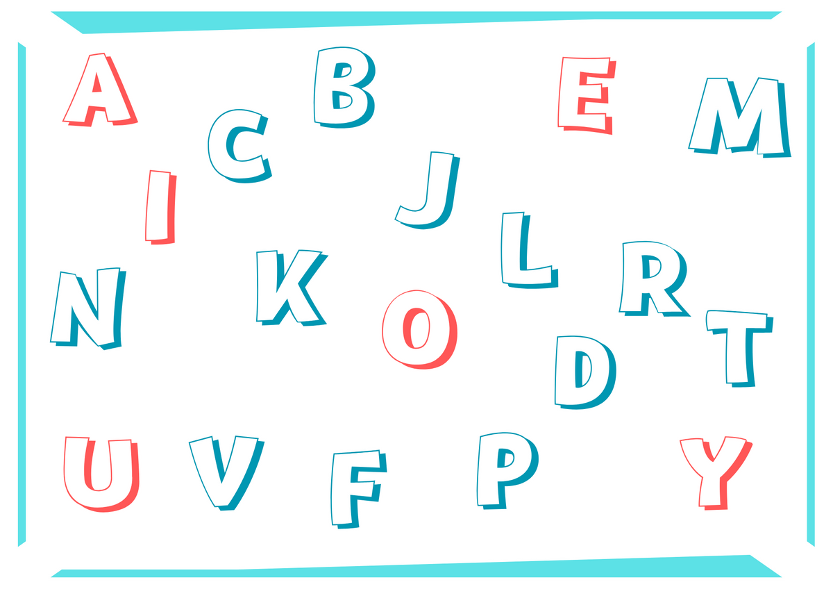 Planches lettres et chiffres pour plateau sensoriel
