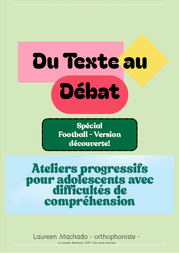 Découvrir la méthode Du texte au débat – Extrait gratuit