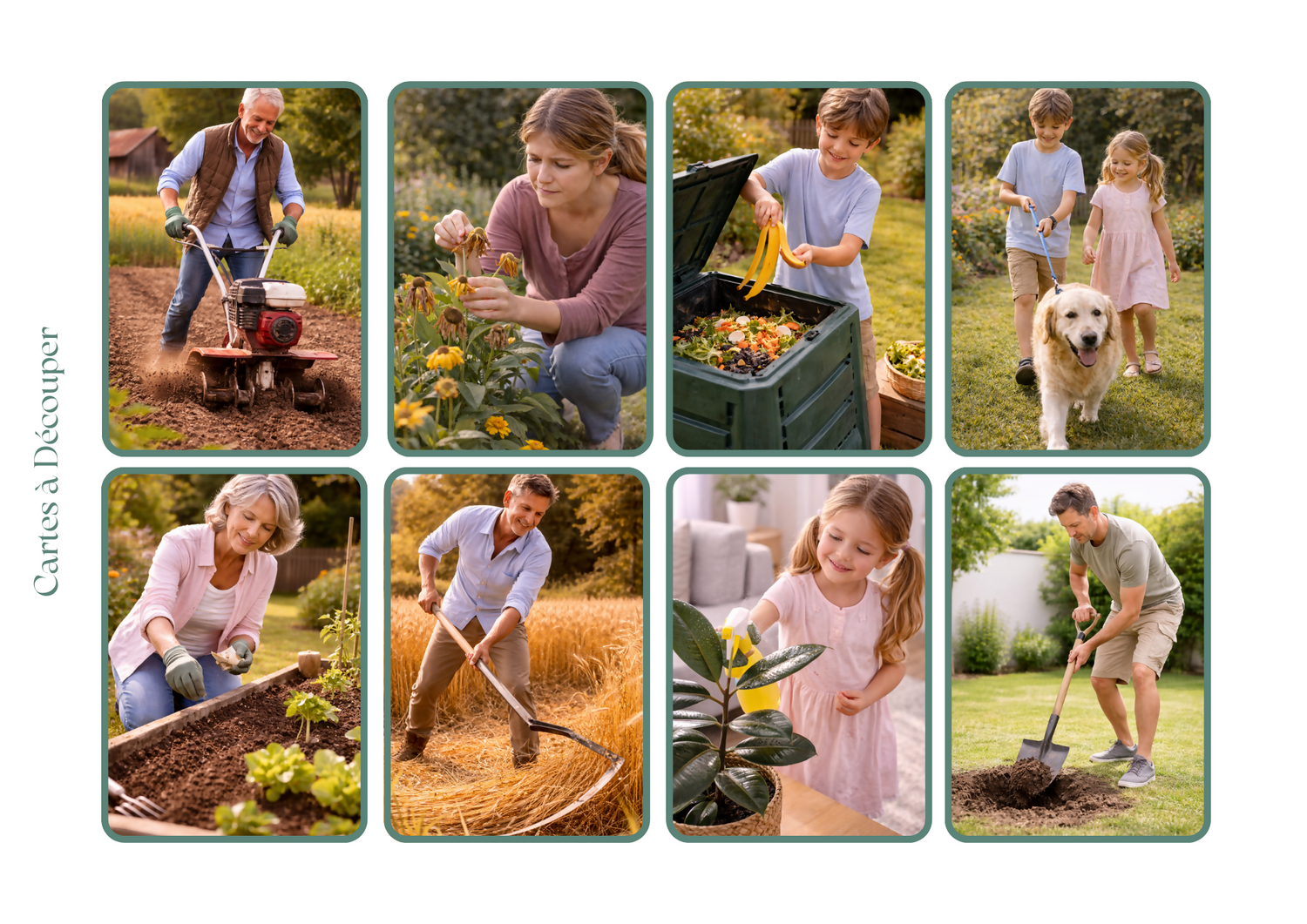 Ensemble de 5 Loto et Mémory des Actions