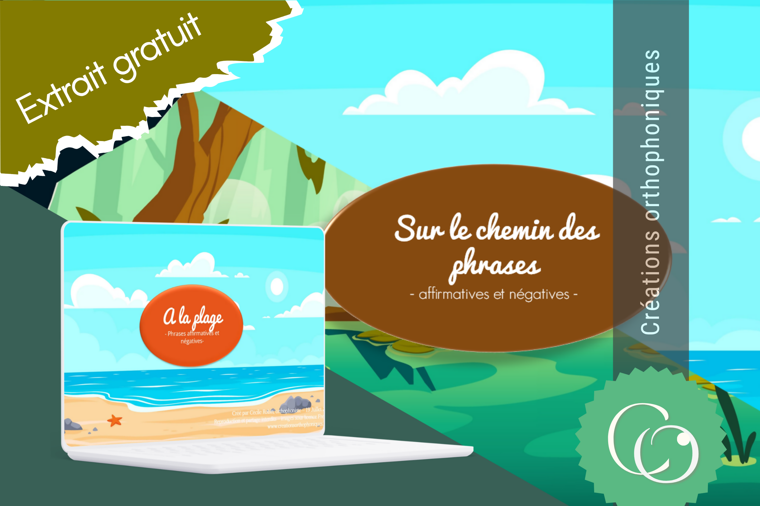 Sur le chemin des phrases - affirmatives et négatives EXTRAIT GRATUIT