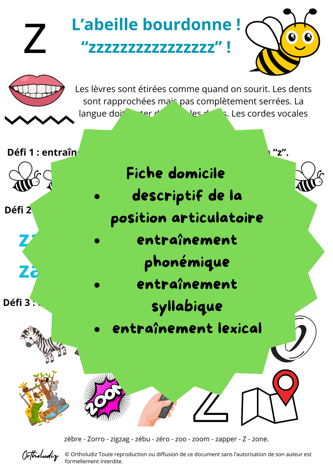 Fiche entraînement à domicile z position initiale