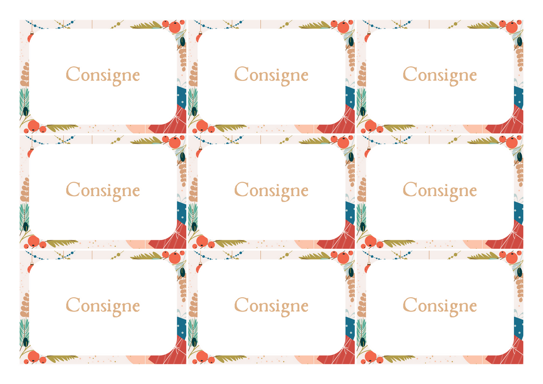 Template de cartes de Noël Canva
