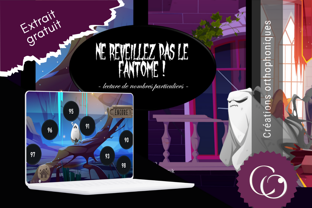 Ne réveillez pas le fantôme ! Lecture de nombres particuliers EXTRAIT GRATUIT